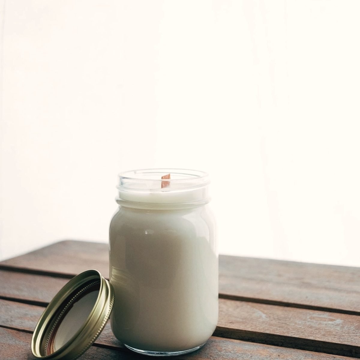 Cedar & Smoke Jar Candle, another view