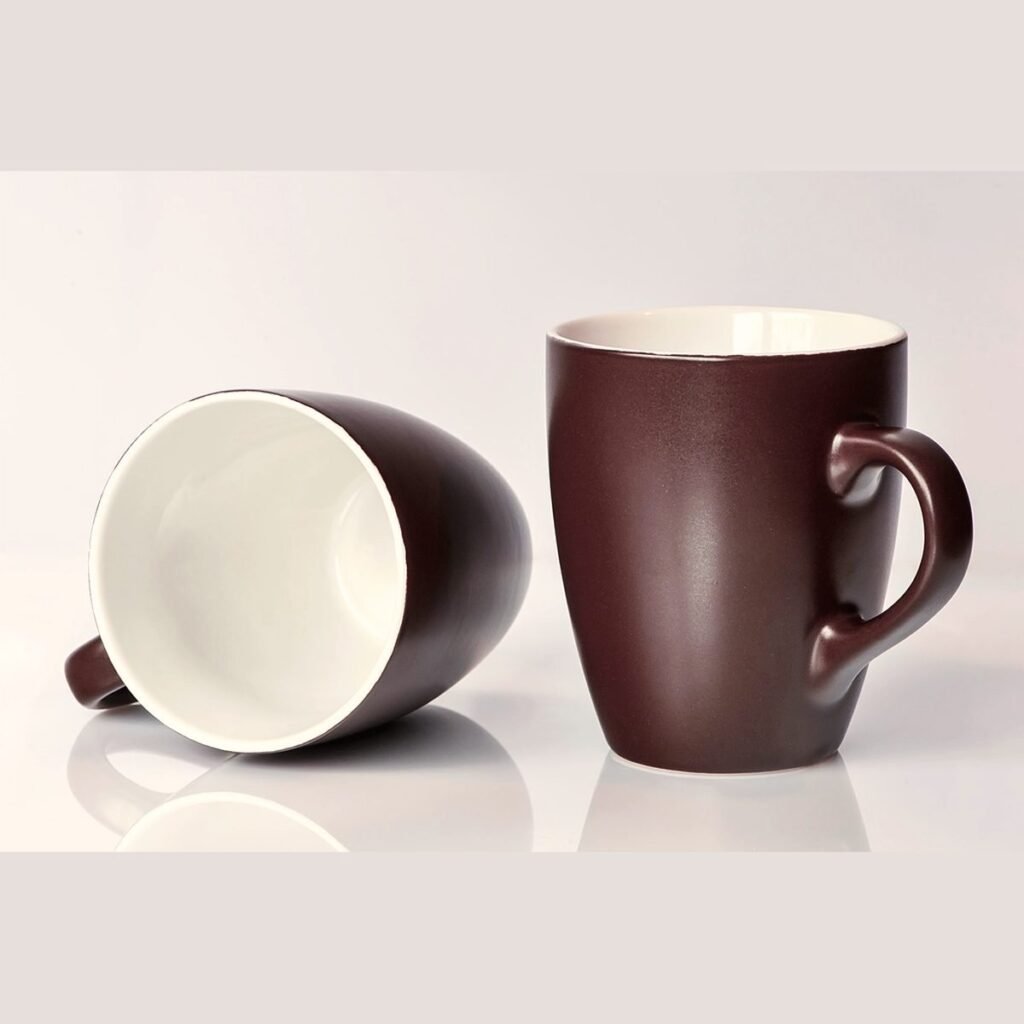Matte Stoneware Mugs, set of 2