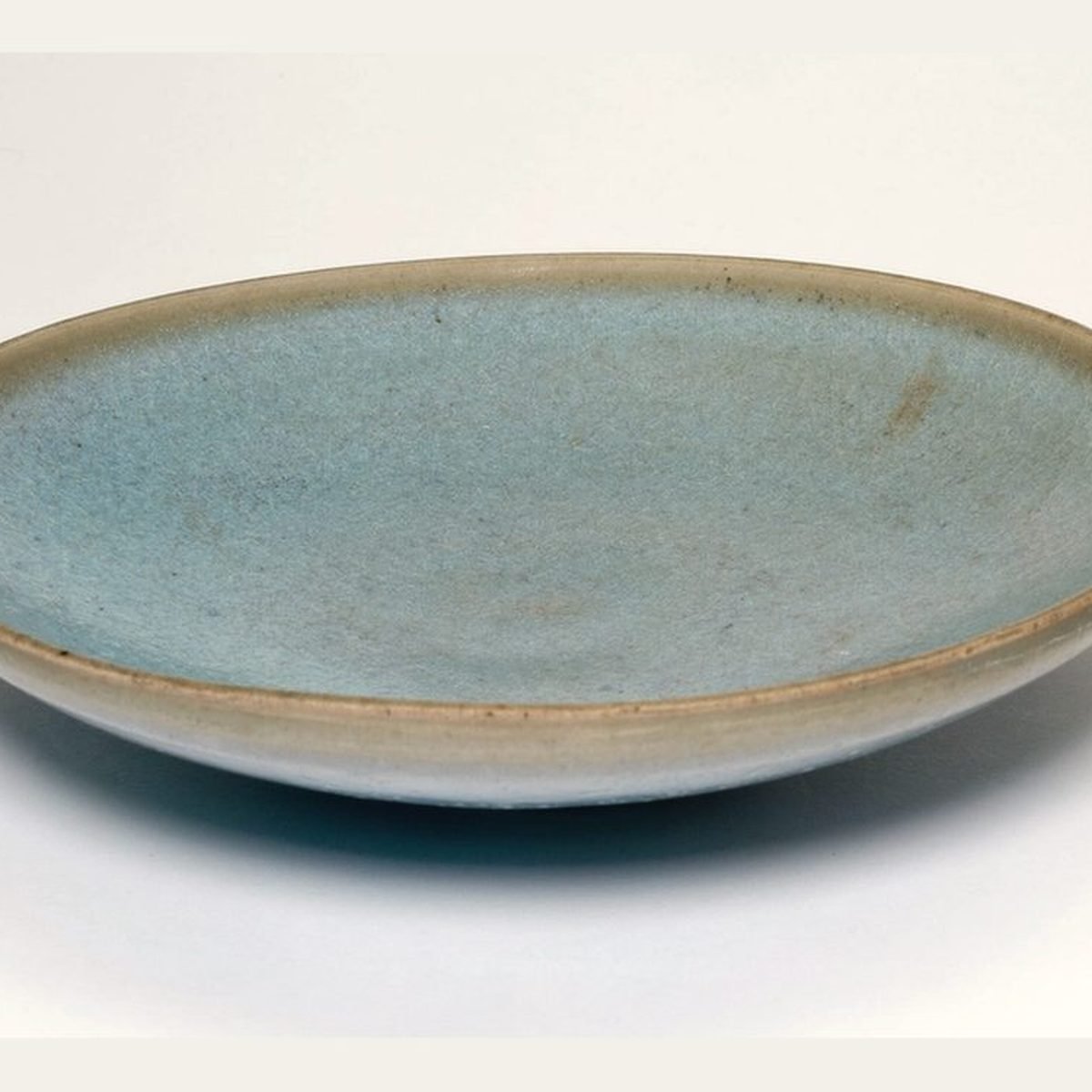 Sky Glaze Shallow Plate, another view